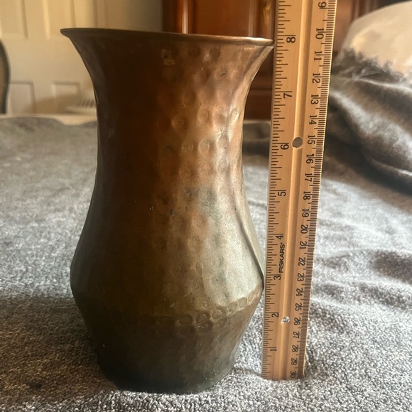 Vintage Hammered Copper Vase - Picture 6 of 6
